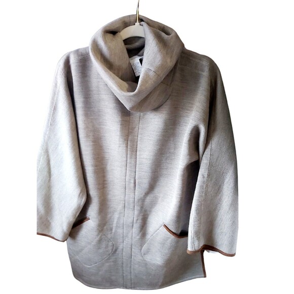 Soft Surroundings Cotswold Gray Pullover Sweater Size Small Petite Wool - Picture 1 of 4